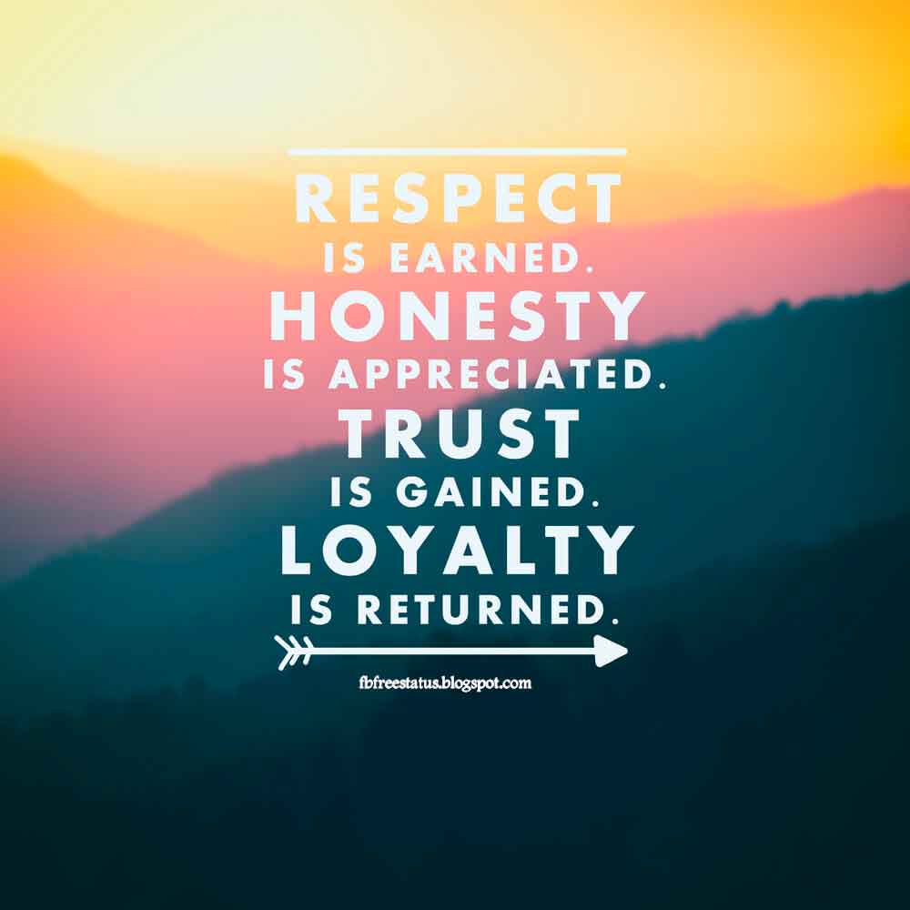 loyalty respect quotes