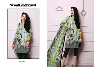 Original lawn pakistani Suits Gull a Ahmed vol 6