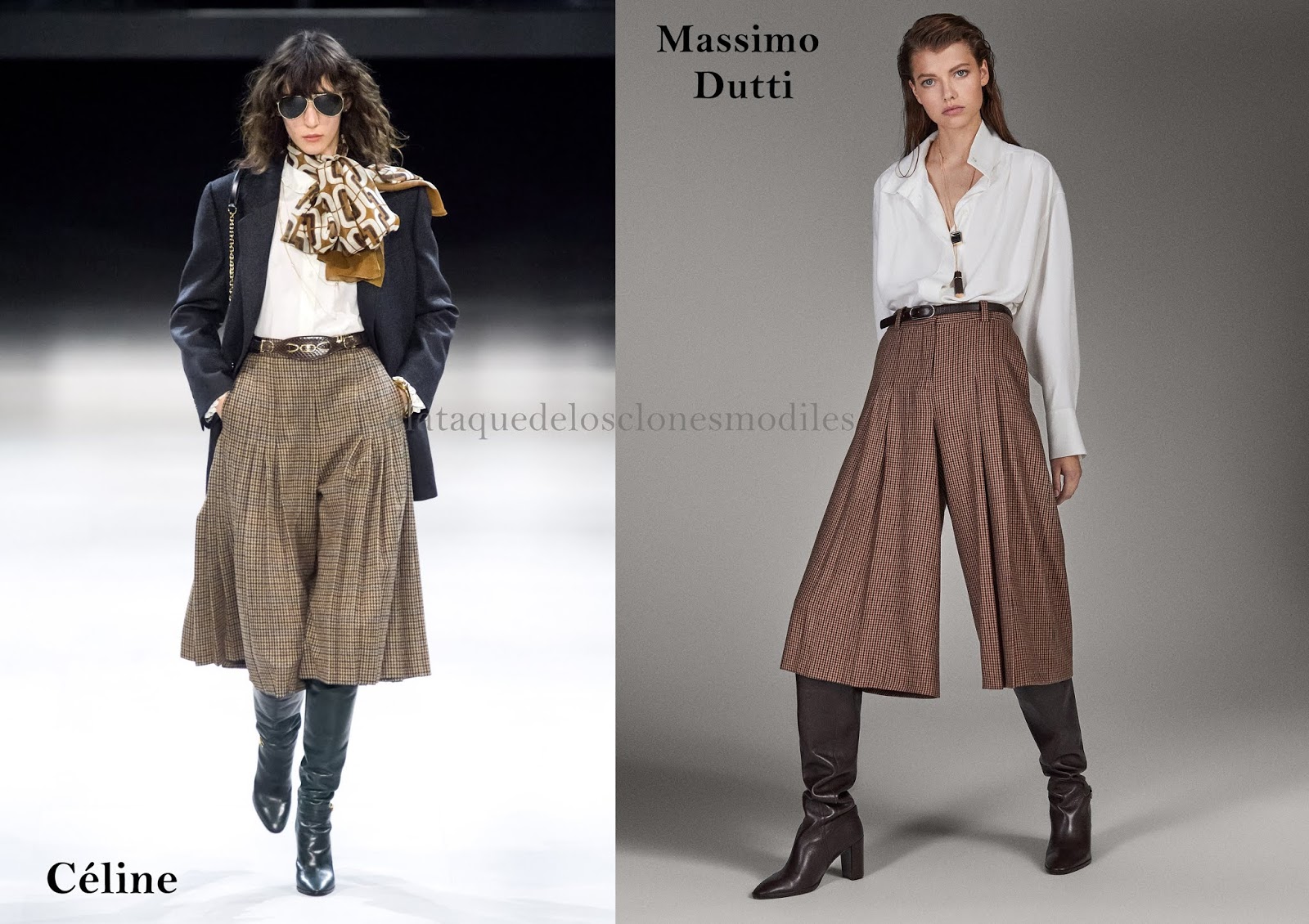 Clon falda-pantalón por Massimo Dutti