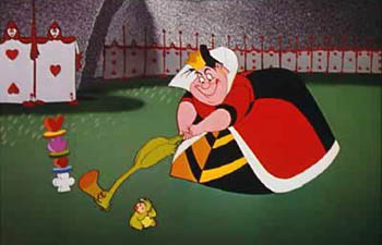 Queen of Hearts Alice in Wonderland 1951 animatedfilmreviews.filminspector.com