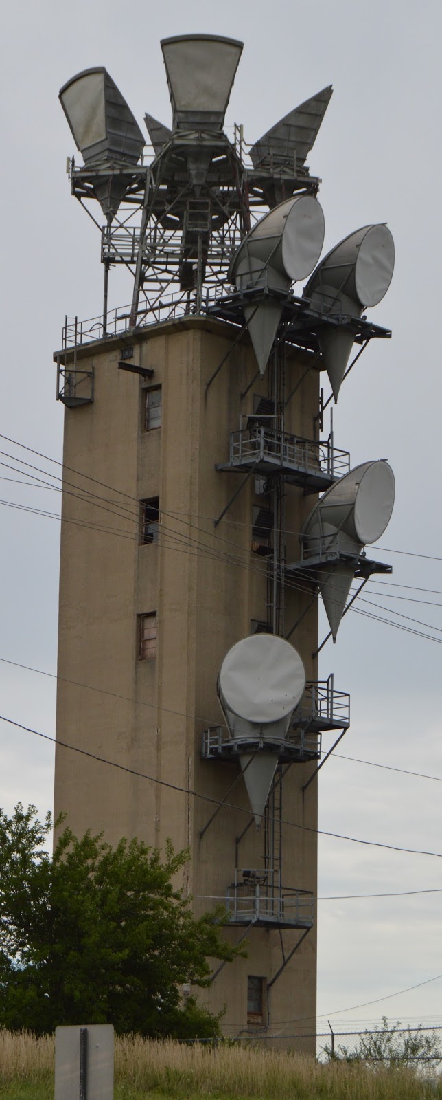 Industrial History Concrete Microwave Towers
