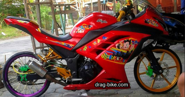 10 Modifikasi Motor Ninja 250 4 Tak Fi Dan Karbu Jari Jari Terbaik