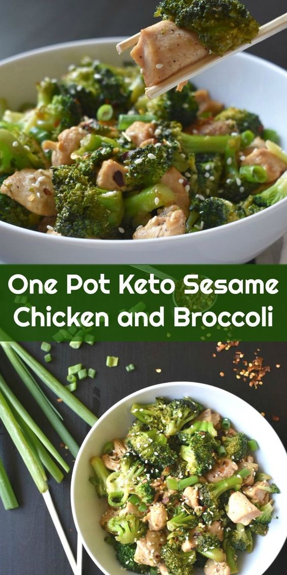 one pot keto sesame chicken and broccoli Smart Cooking