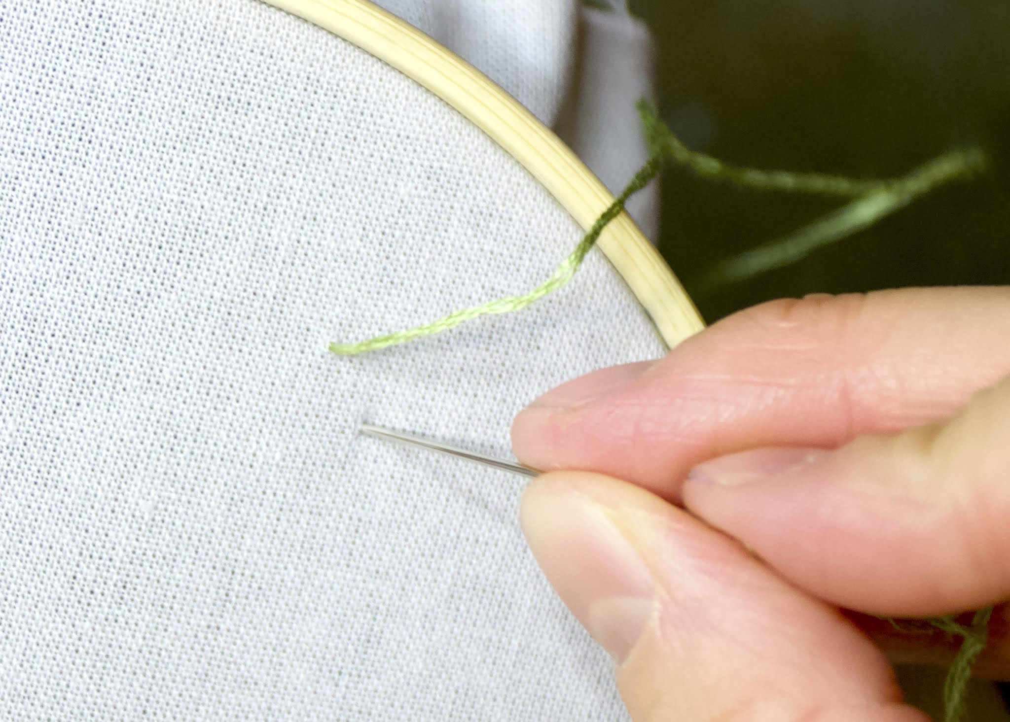 Mũi đột khít thêu phác thảo - Hình 1