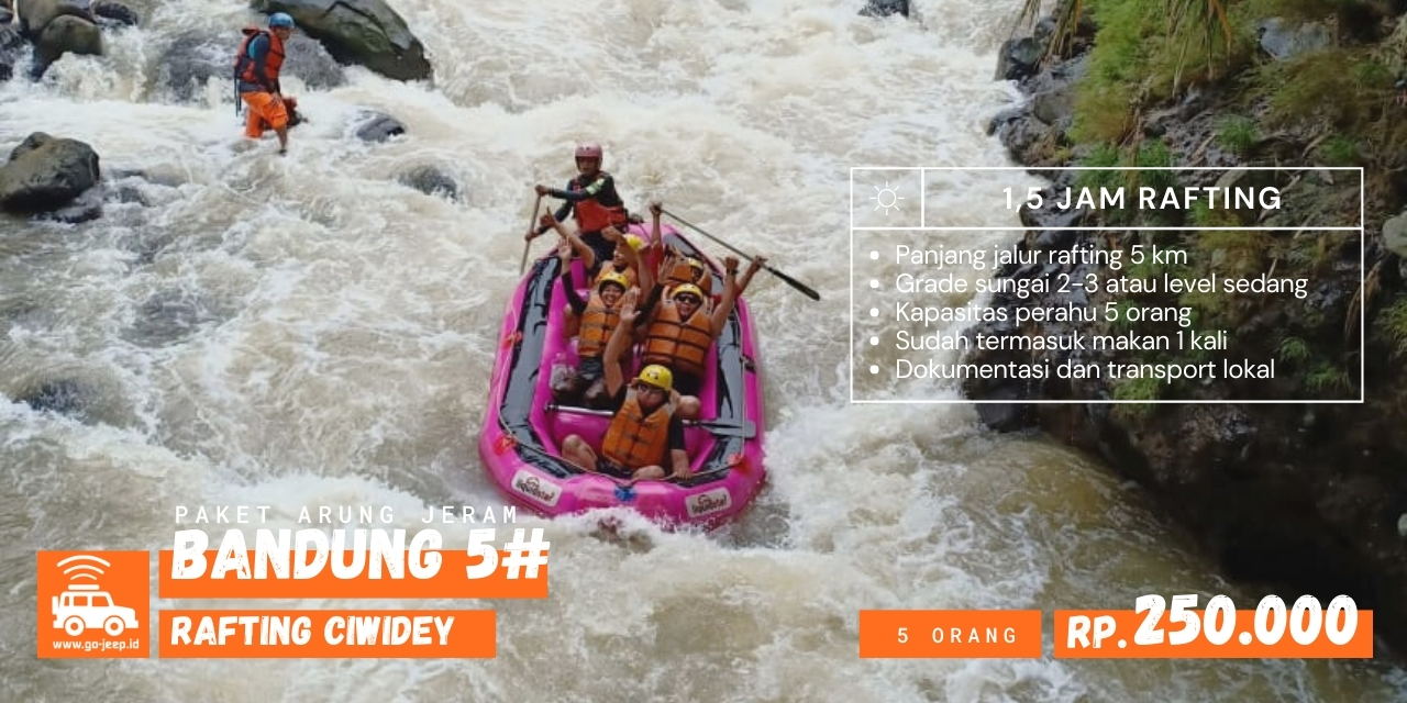 paket rafting Ciwidey Bandung
