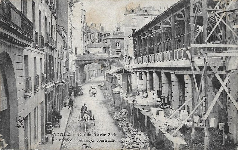 NANTES avant & en 39/45 NANTES rue de l'Arche Sèche NANTES avant & en 39/45 NANTES rue de l'Arche Sèche