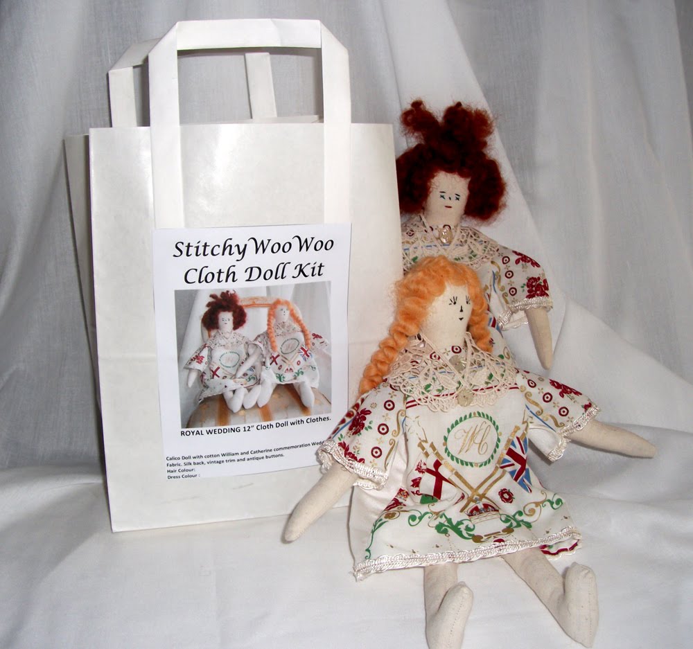 StitchyWoowoo Royal Wedding cloth doll Kits