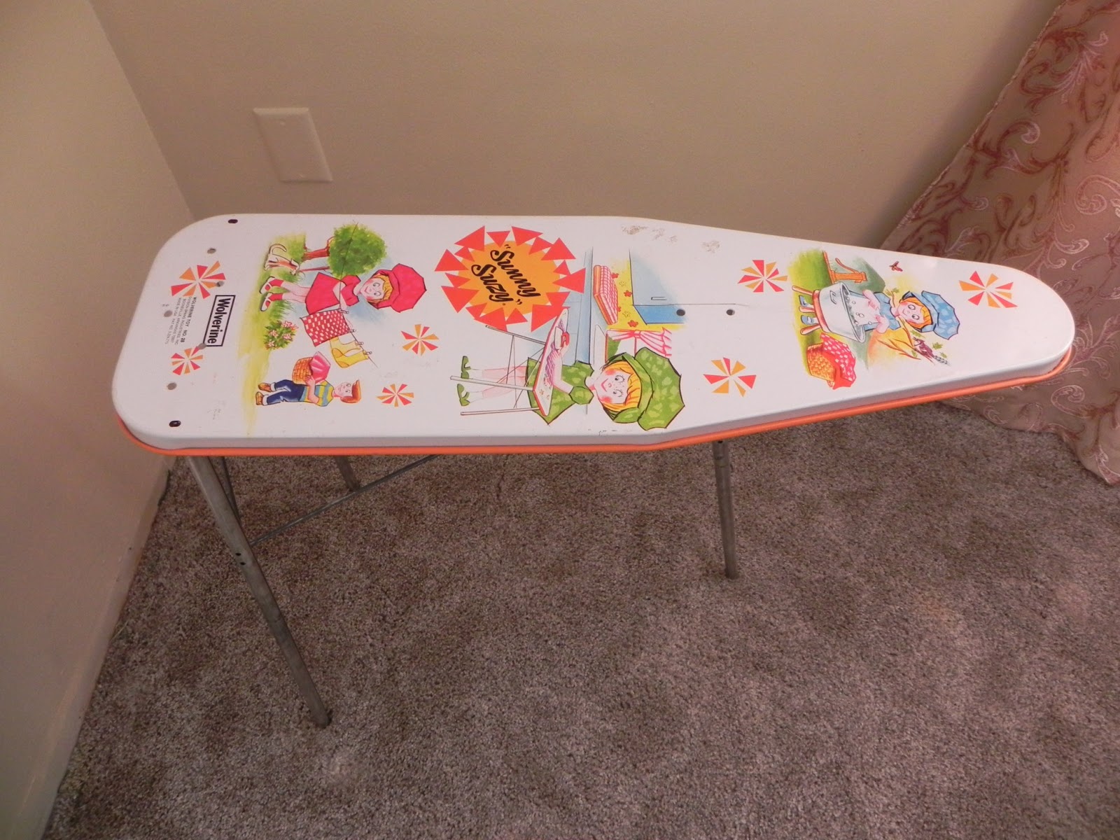 therustycupboard Vintage 1960 "Sunny Suzy" ironing board