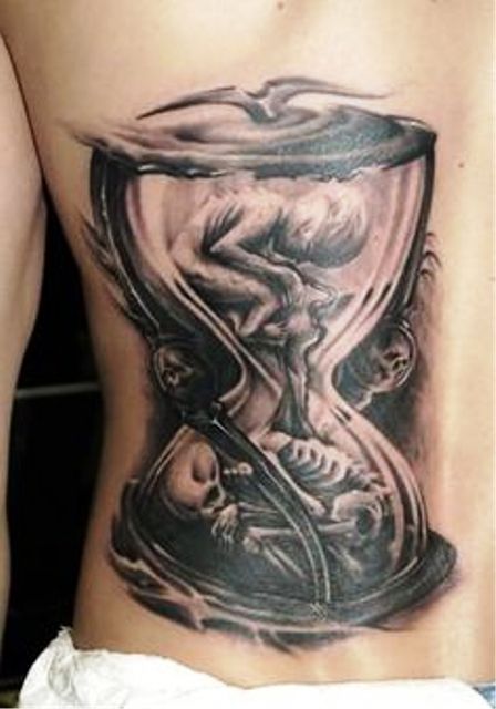 Hourglass Of Life And Death Tattoo Tattos Ideas
