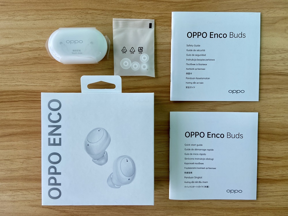 OPPO Enco Buds (W12) What's inside the Box
