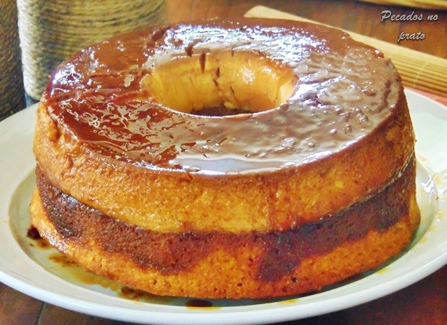 Bolo pudim de leite condensado 