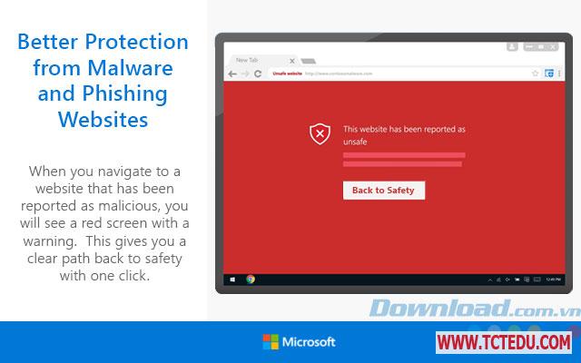 Phần mềm Windows Defender Browser Protection for Google Chrome