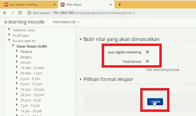 Rekap Nilai Bentuk Excel Rekap Nilai Bentuk Excel