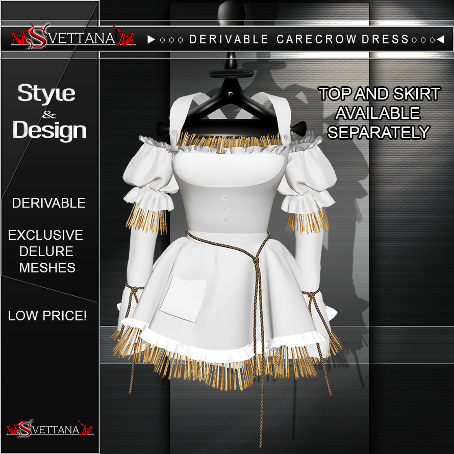 DERIVABLE SCARECROWN DRESS - SVETTANA SHOP