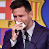 ميسي يجهش بالبكاء في المؤتمر الصحفي بعد تركه لبرشلونة ميسي يجهش بالبكاء في المؤتمر الصحفي بعد تركه لبرشلونة