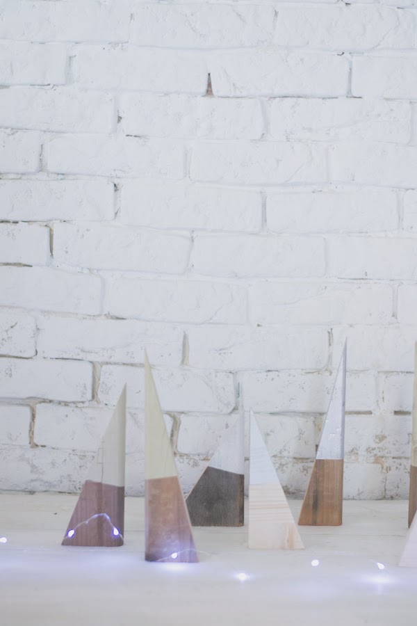 Árboles de madera diy