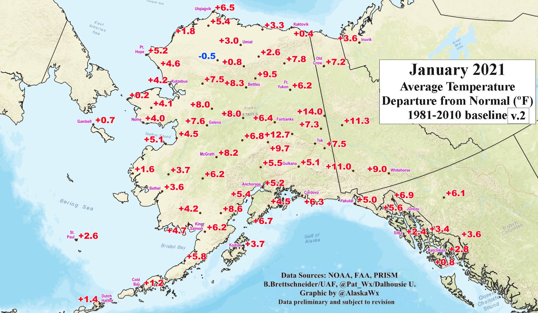 Deep Cold Alaska Weather & Climate 2021