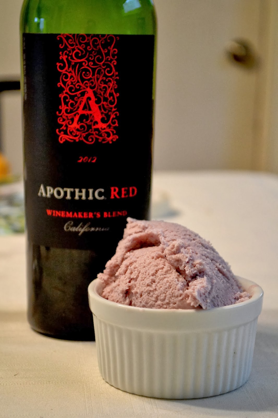 Simple Savory & Satisfying Red Wine Ice Cream