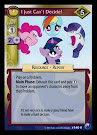 My Little Pony I Just Can't Decide! Canterlot Nights CCG Card