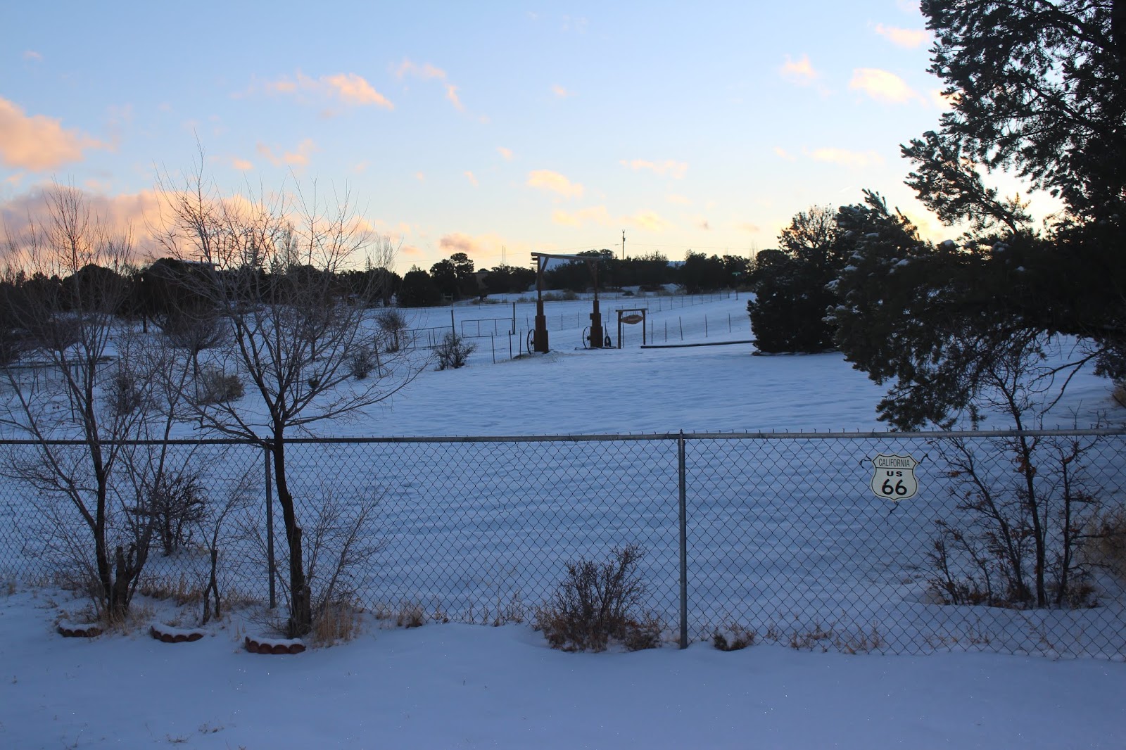 Armand's Rancho Del Cielo Jamestown Morning Snow