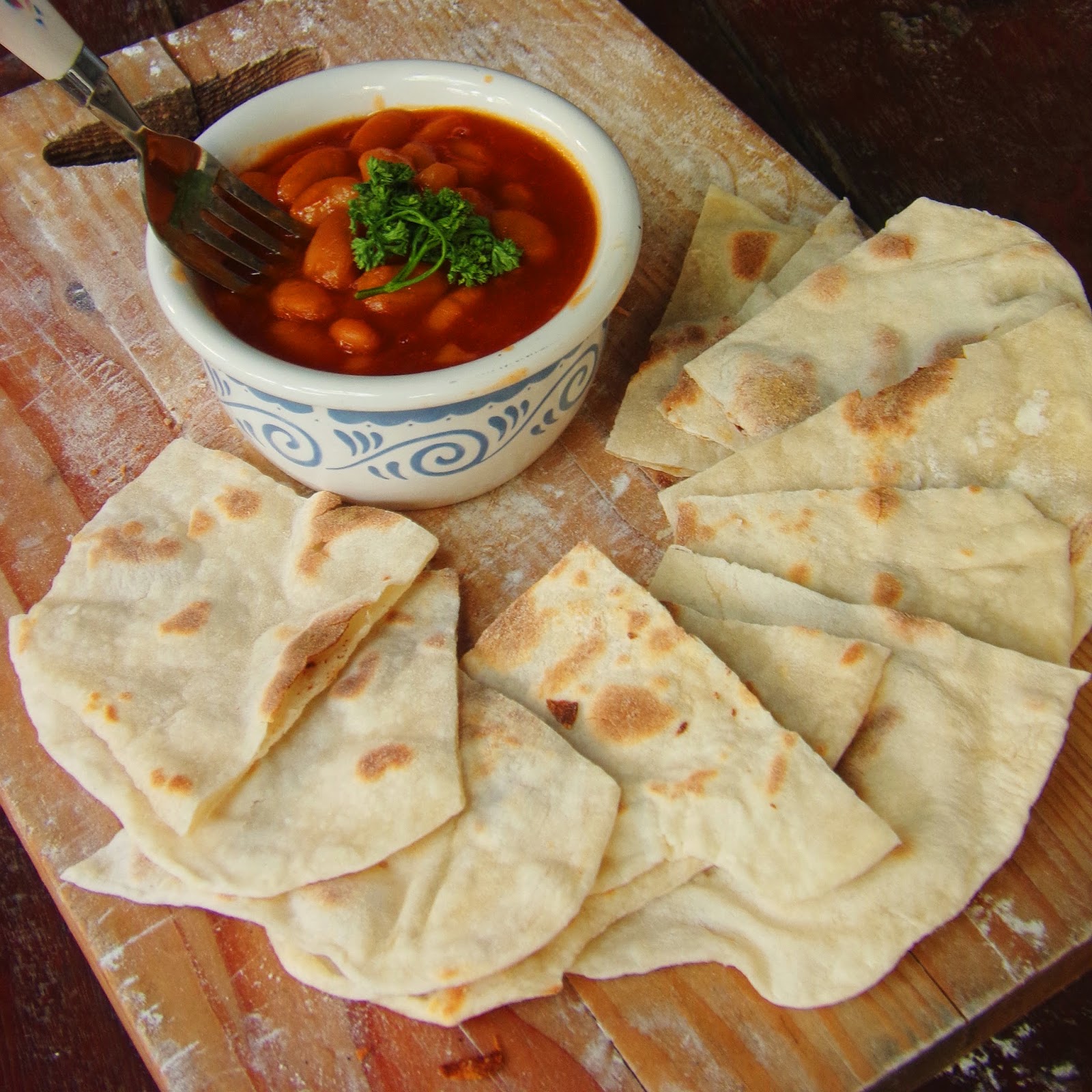 Pork and Beans Flat Bread pork and beans recipe, pork n beans, pork beans, pork & beans, how to make pork and beans, how to make flat bread