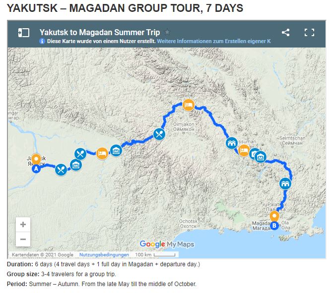 ROB the old Road of Bones and the R504 Kolyma Road