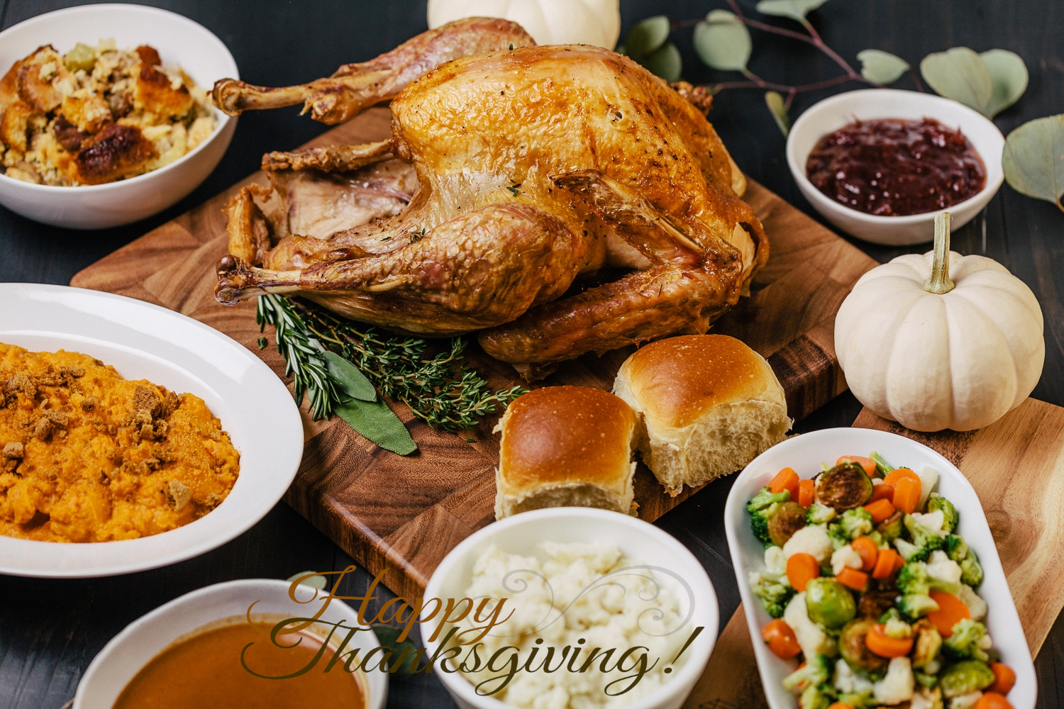 Happy thanksgiving cousin gif