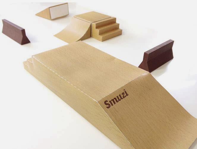 PAPERMAU Build Your Own Fingerboard Skate Park Papercraft by Smuzi