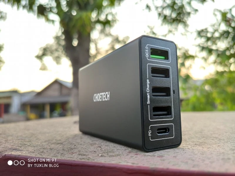 Review Choetech Q3-4U2Q, USB Charger Station Berkualitas Dukung QC 3.0 & PD