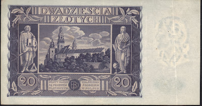 Polonia 20 Zlotych 1936 P# 77