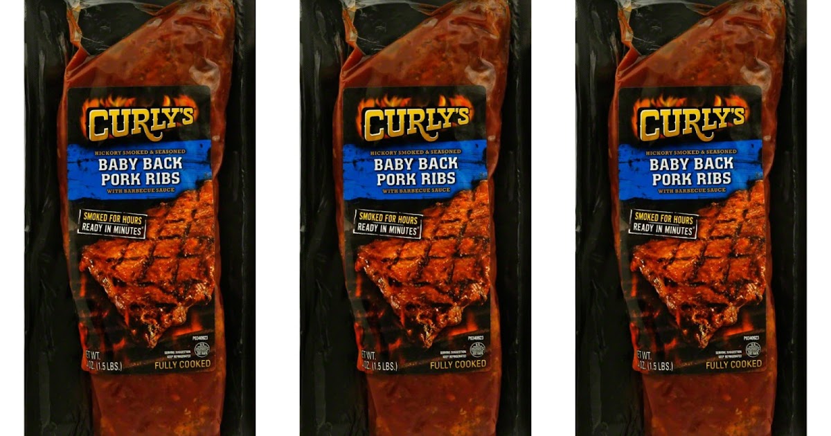 Curly's Baby Back Pork Ribs As Low As 3.50!