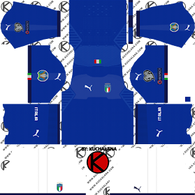 Italy 2018-2019 Kit - Dream League Soccer Kits