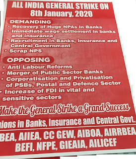 ALL INDIA GENERAL STRIKE ON 8th January 2020 - Confederation