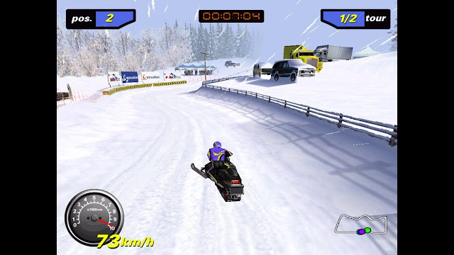 تحميل لعبة سباق موتسكلات علي الجليد Wanadoo SnowCross