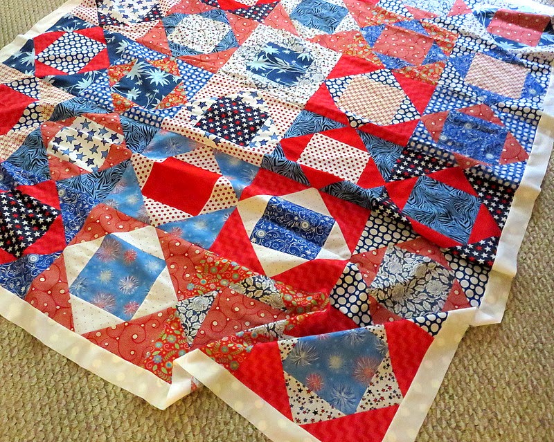 Studio Stuff New Quilt Top finished! ( square within a square )
