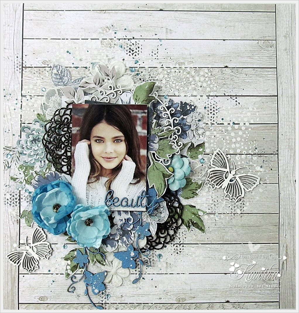 Kalalayaa's Art Stuido Wandering ivy layouts Kaisercraft