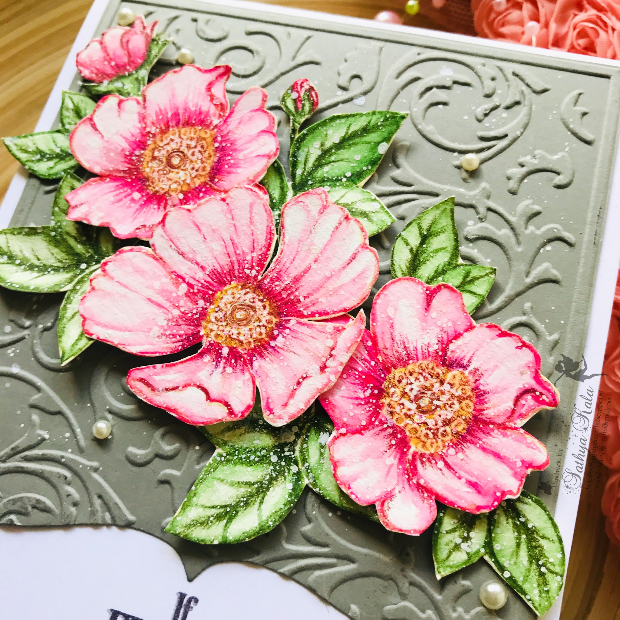 Paperie Expressions: Friends & Flowers : Floral card