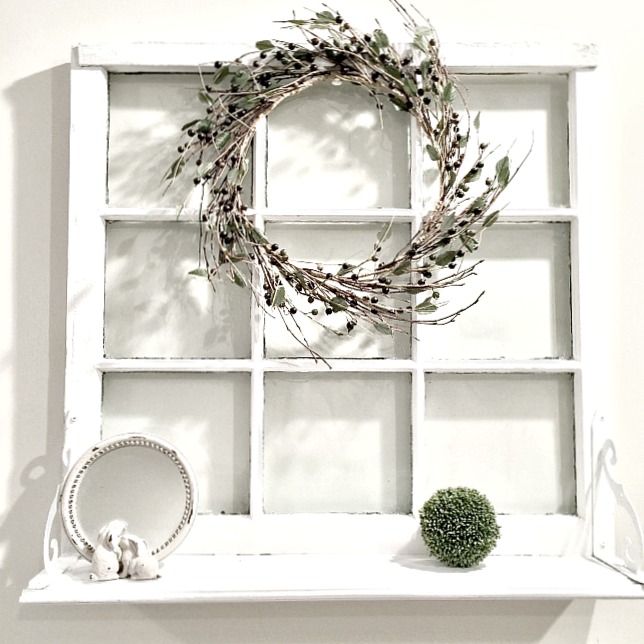 Vintage Window Shelf From Old Window