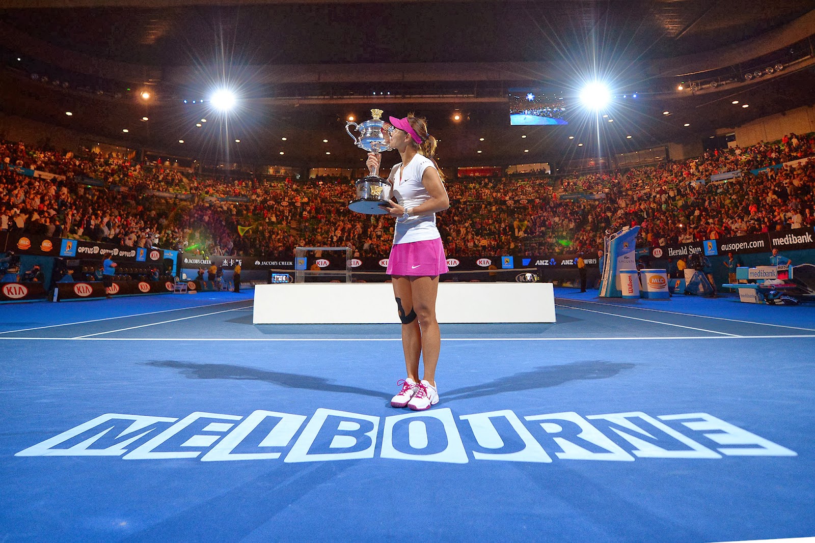 WTA Women's Tennis Blog Na Li conquers Australian Open , her second