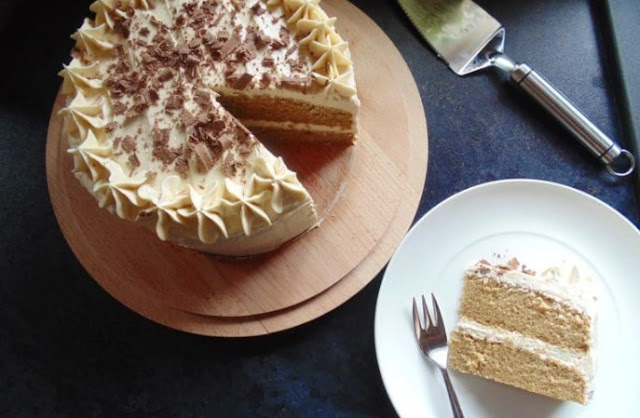 Vanilla Latte Cake #dessert #cake