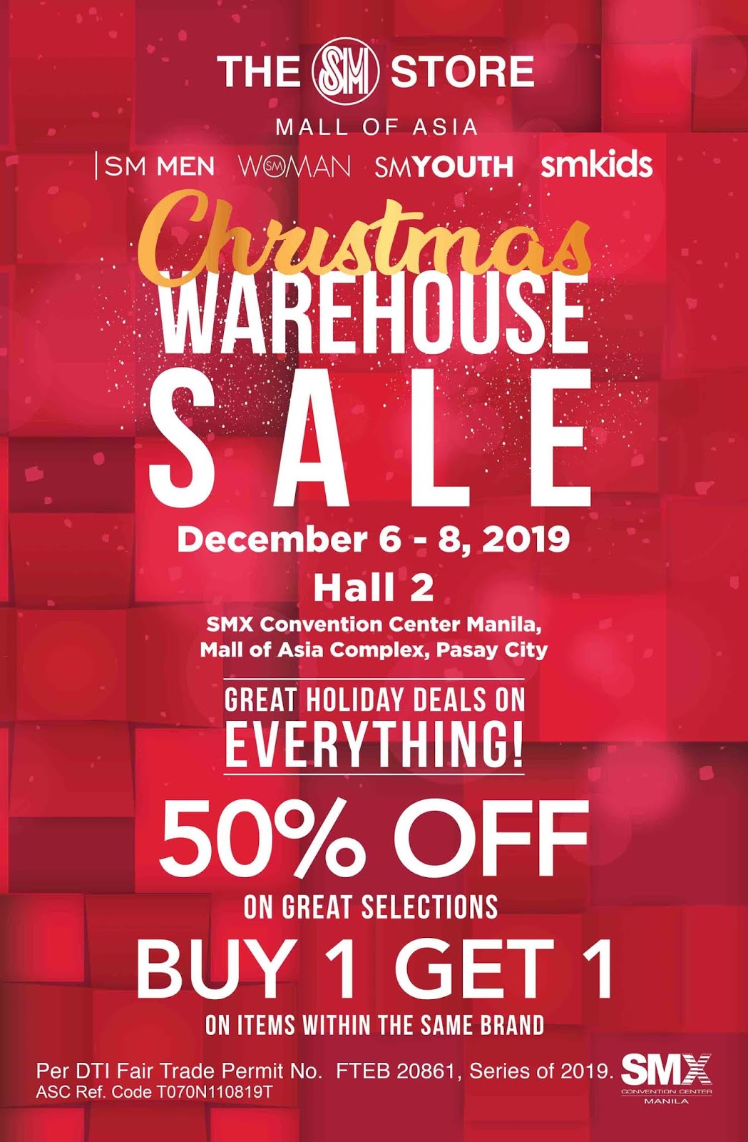 Manila Shopper: Christmas Warehouse SALE: Dec 2019