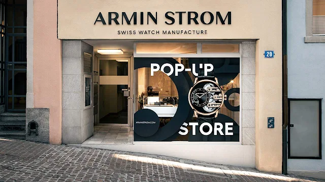 Armin Strom first Pop-Up Store in Zurich
