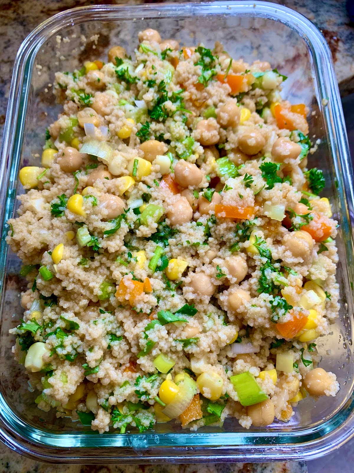 LIFE IS GOOD CHICKPEA AND COUSCOUS SALAD