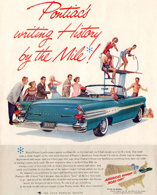 Transpress Nz 1957 Pontiac Adverts