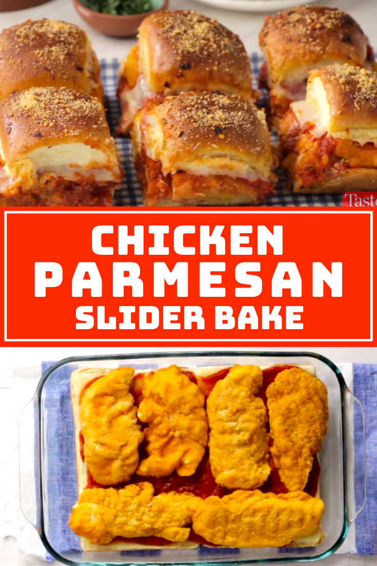 Chicken Parmesan Slider Bake