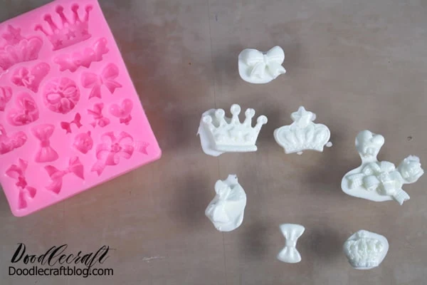 Crown Silicone Mold SMALL for Fondant-resin-handcrafts-polymer