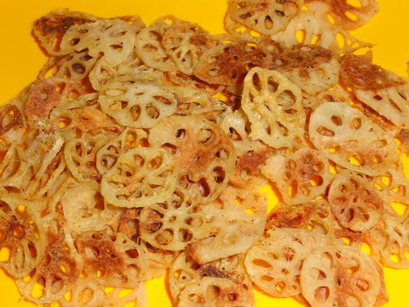 Kitchen mania Baked Lotus Stem Chips