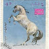 1967 - Iêmen - Cavalo Árabe empinando