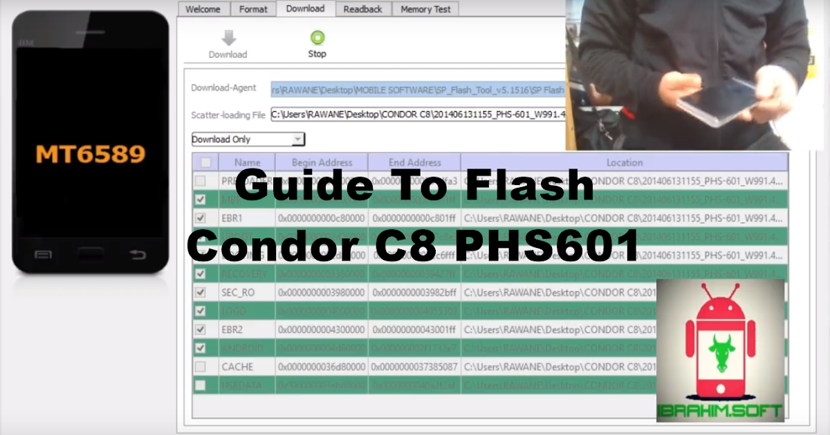 sp flash tool condor c8 sp flash tool condor c8