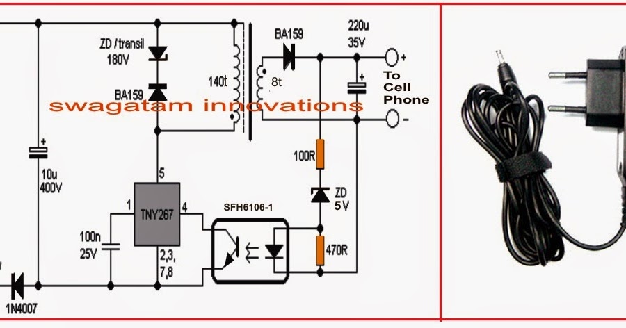 Electrical Engineering World: Make your Own 220V Cell Phone Charger